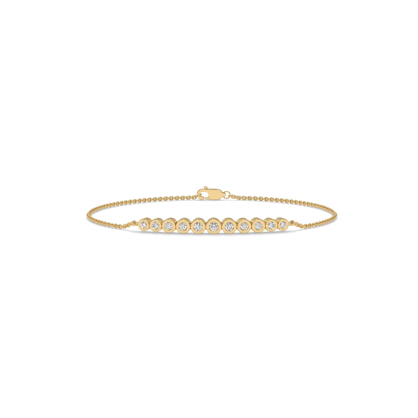 0.25 CTW Diamond Bar Bracelet
