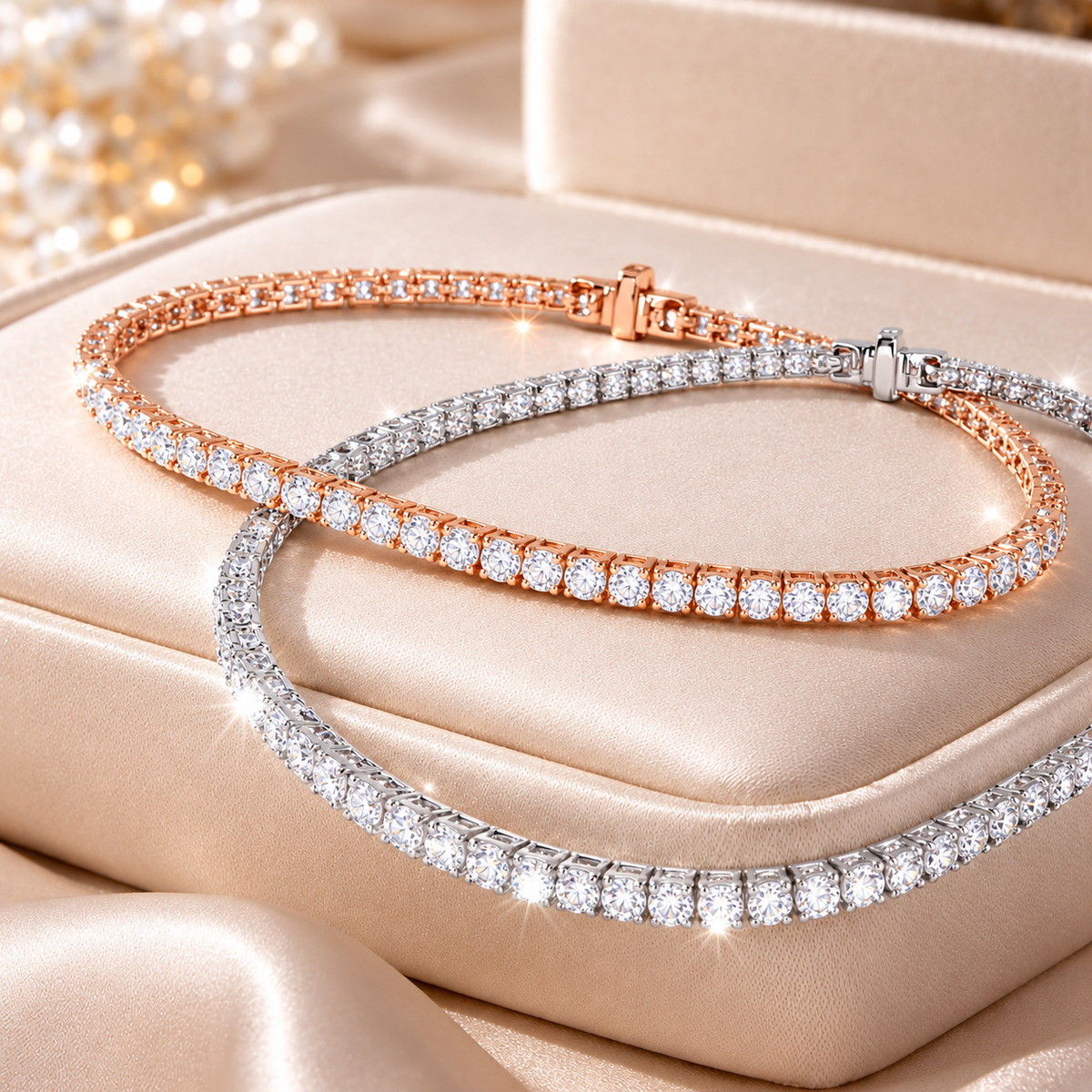 2.3mm Diamond Tennis Bracelet – 2.34 CTW-4