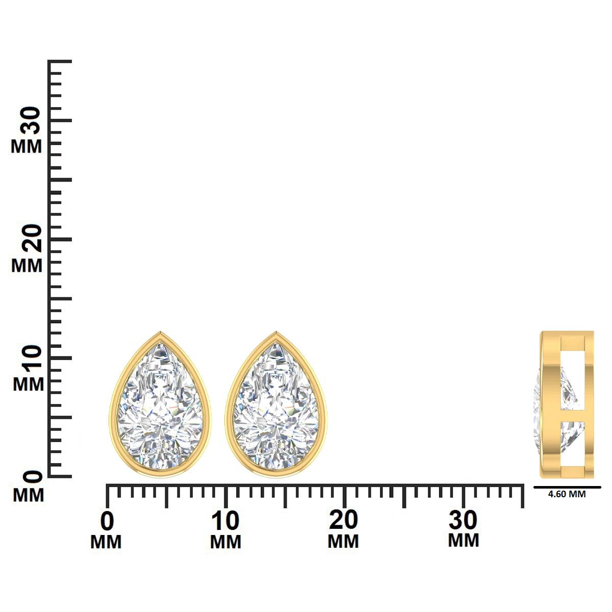 2.00 CTW Pear Shaped Diamond Solitaire Pendant