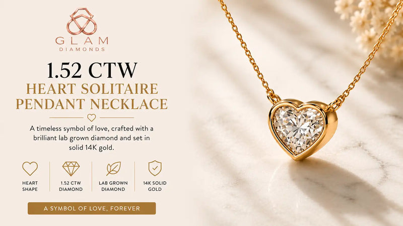 Why NYC Loves the 1.50 Ct Lab Grown Diamond Pendant | GLAM NYC