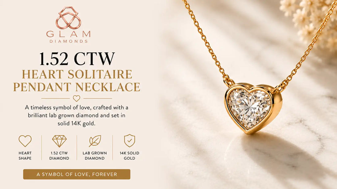 Why NYC Loves the 1.50 Ct Lab Grown Diamond Pendant | GLAM NYC