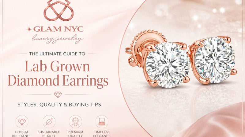 Lab Grown Diamond Earrings NYC