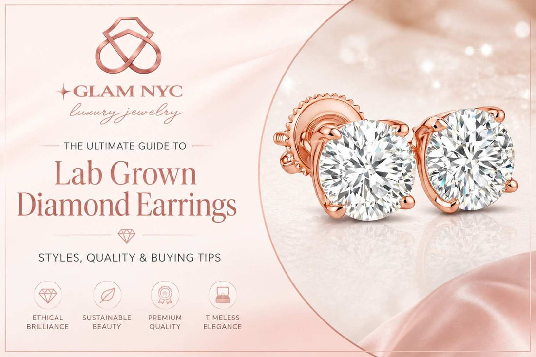 Lab Grown Diamond Earrings NYC