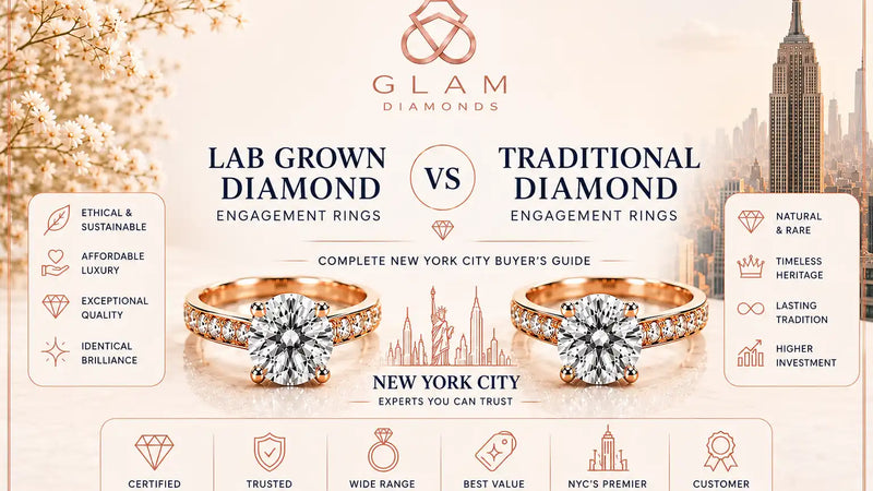 Lab Grown Diamond Engagement Rings vs Traditional Engagement Rings: Complete New York City Buyer's Guide