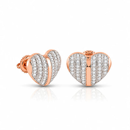 0-29-ctw-baguette-heart-diamond-stud-earrings-rose-gold