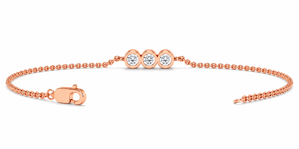 0.10 CTW Lab-Grown Diamond Minimal Bracelet-4