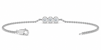 0.10 CTW Lab-Grown Diamond Minimal Bracelet-5