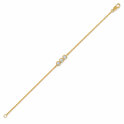 0.10 CTW Lab-Grown Diamond Minimal Bracelet-6