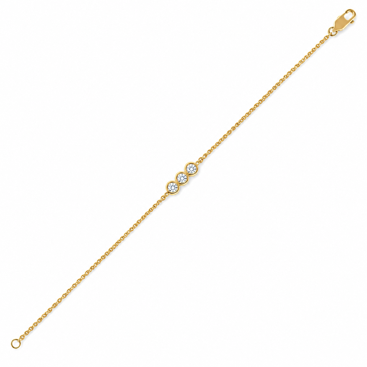 0.10 CTW Lab-Grown Diamond Minimal Bracelet-8