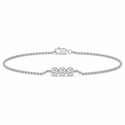 0.10 CTW Lab-Grown Diamond Minimal Bracelet
