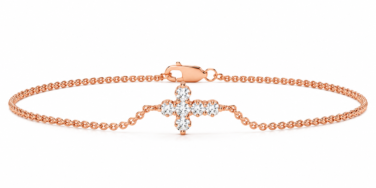 0.20 CTW Lab-Grown Diamond Minimal Bracelet-1