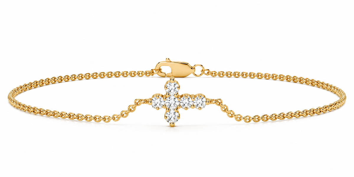 0.20 CTW Lab-Grown Diamond Minimal Bracelet-2