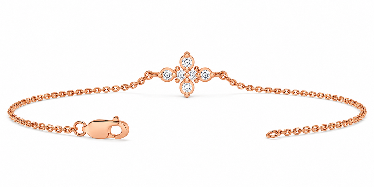 0.20 CTW Lab-Grown Diamond Minimal Bracelet-4