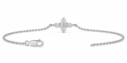 0.20 CTW Lab-Grown Diamond Minimal Bracelet-5