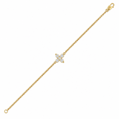 0.20 CTW Lab-Grown Diamond Minimal Bracelet-6