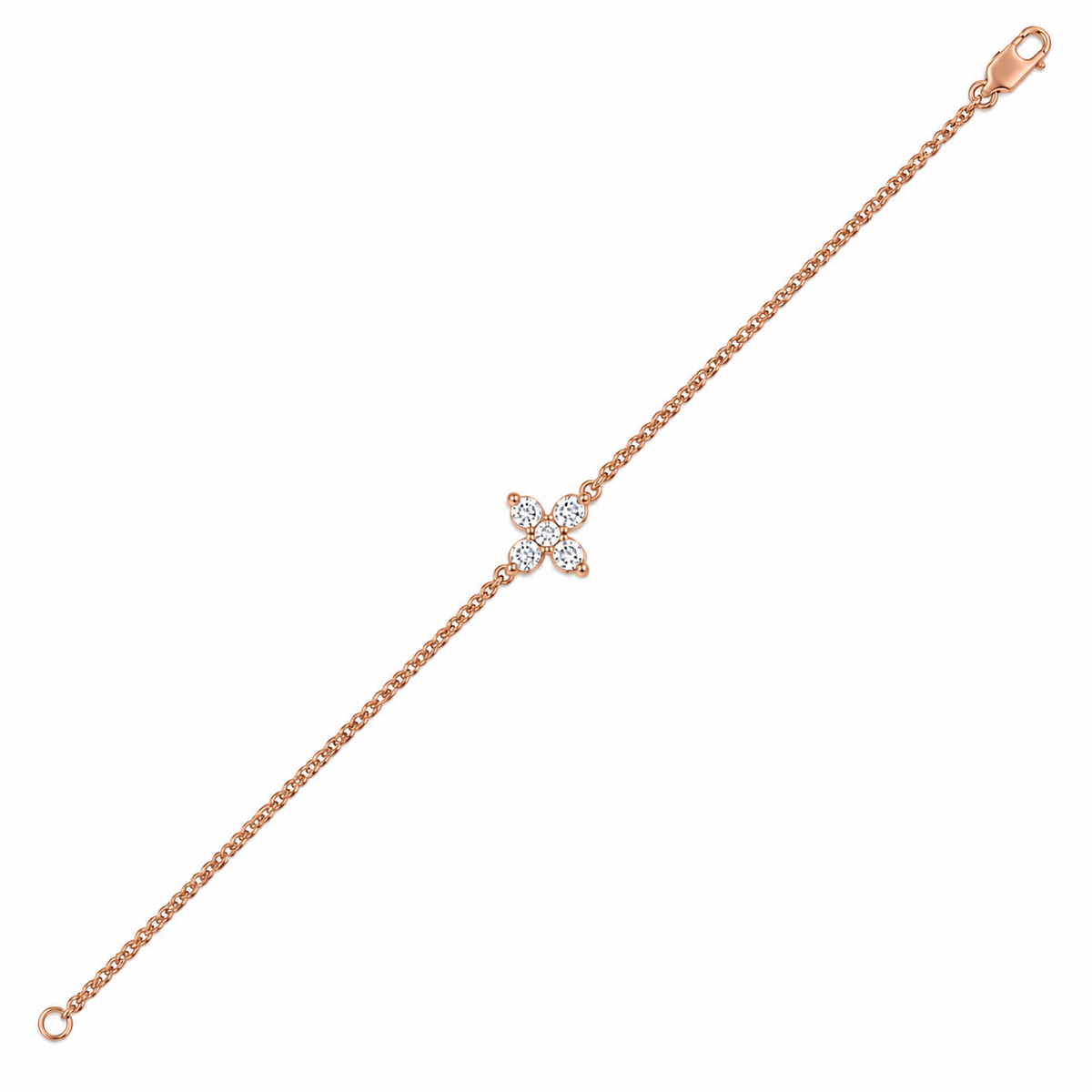 0.20 CTW Lab-Grown Diamond Minimal Bracelet-8