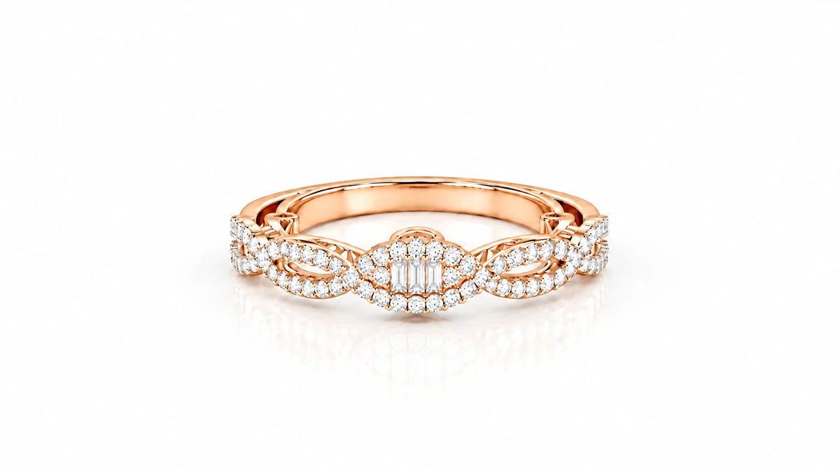 0.26-ct-diamond-infinity-band-ring-rose-gold-top-view