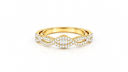 0.26-ct-diamond-infinity-band-ring-yellow-gold-top-view