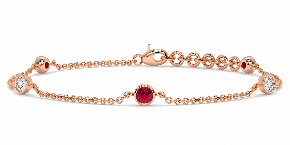 0.50 CTW Lab-Grown Diamond Tennis Bracelet – 3.8MM-10