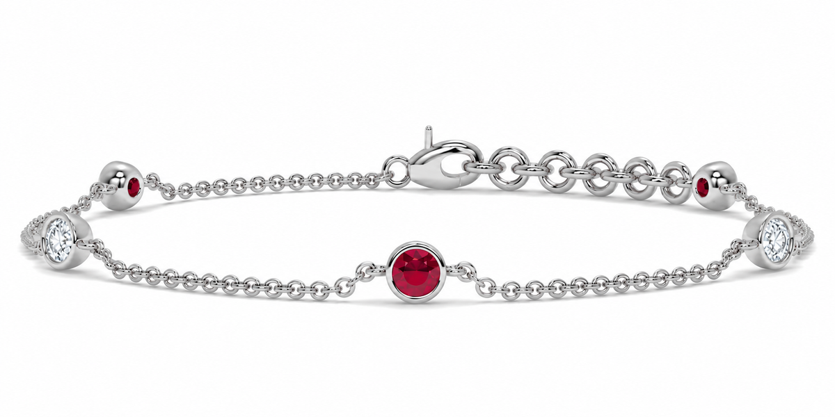 0.50 CTW Lab-Grown Diamond Tennis Bracelet – 3.8MM-11