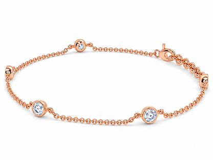0.50 CTW Lab-Grown Diamond Tennis Bracelet – 3.8MM-3