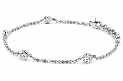 0.50 CTW Lab-Grown Diamond Tennis Bracelet – 3.8MM-5