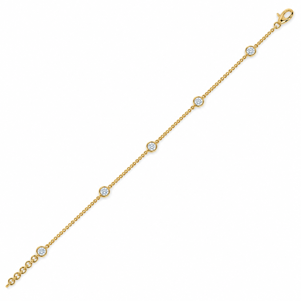 0.50 CTW Lab-Grown Diamond Tennis Bracelet – 3.8MM-6