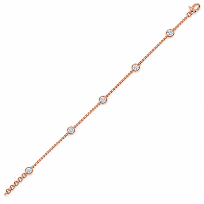 0.50 CTW Lab-Grown Diamond Tennis Bracelet – 3.8MM-7