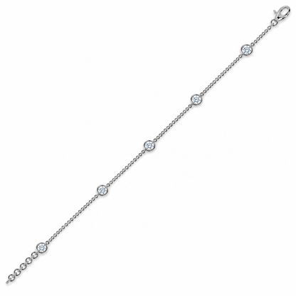 0.50 CTW Lab-Grown Diamond Tennis Bracelet – 3.8MM-8