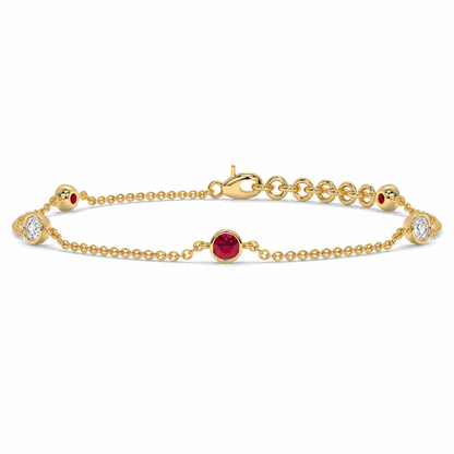 0.50 CTW Lab-Grown Diamond Tennis Bracelet – 3.8MM-9