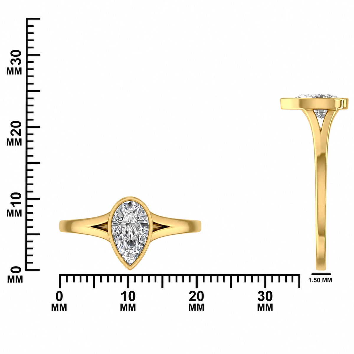 0.70_CTW_Vintage_Pear_Halo_Diamond_Engagement_Ring_7