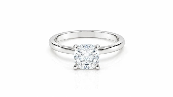 0.95 CTW Round Diamond Solitaire Engagement Ring