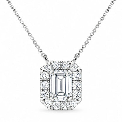 0.97-ctw-emerald-halo-diamond-pendant-necklace-white-gold-front-view