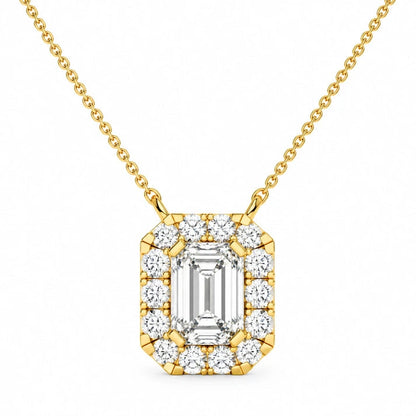 0.97-ctw-emerald-halo-diamond-pendant-necklace-yellow-gold-front-view