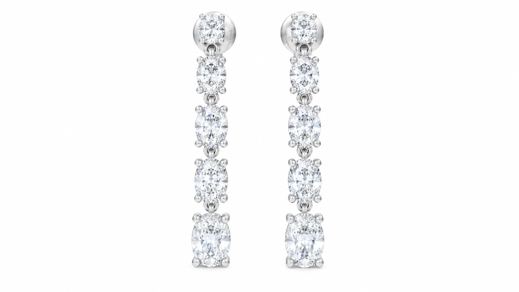 3.38 CTW Diamond Drop Earrings