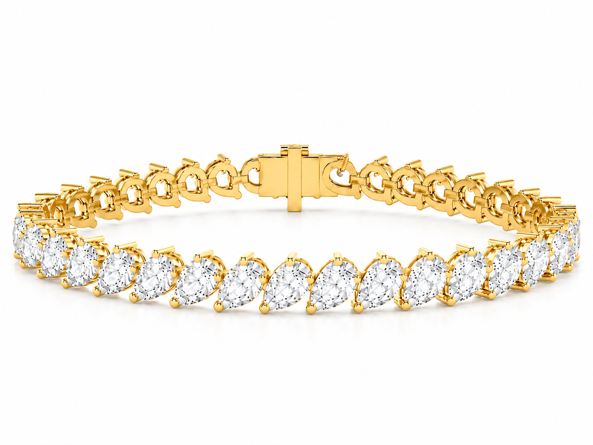 9.60 CTW Diamond Tennis Bracelet