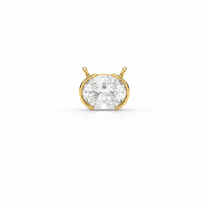 2.00 CTW Oval Diamond Solitaire Pendant