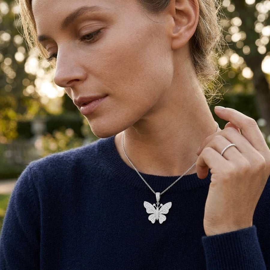 .47ct Diamond Butterfly Pendant