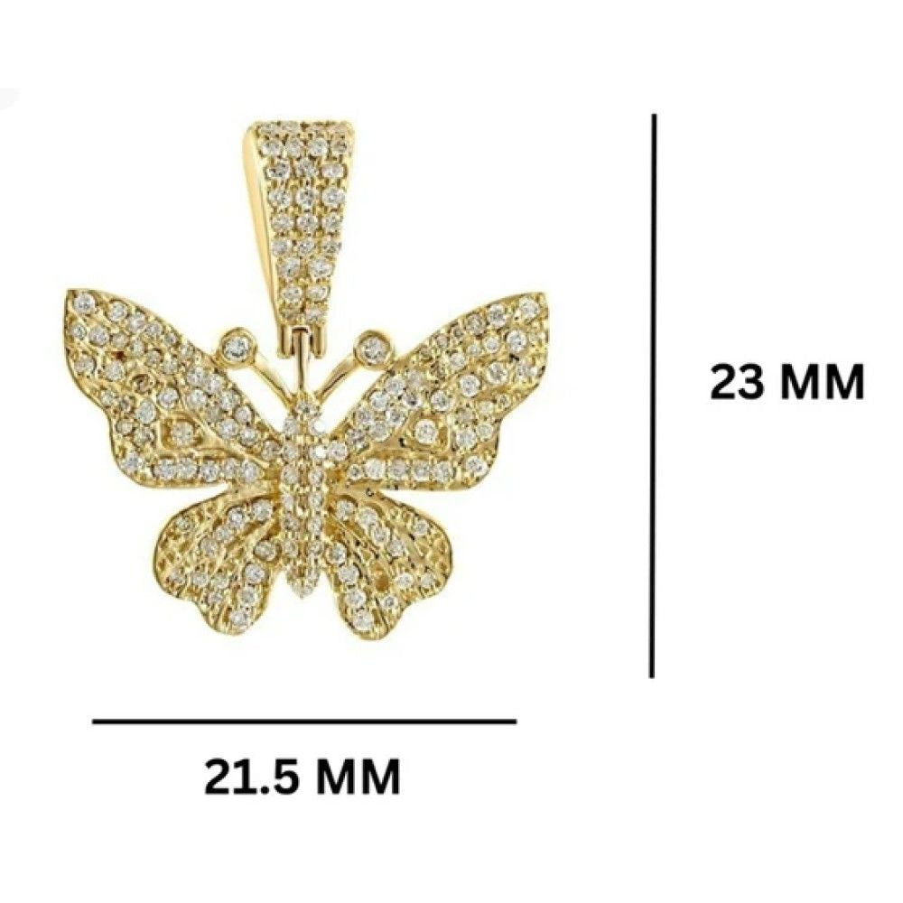 .47ct Diamond Butterfly Pendant