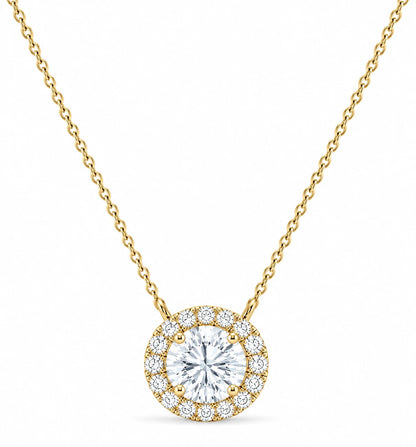 1.10-ct-diamond-halo-circle-pendant-necklace-yellow-gold-front-view