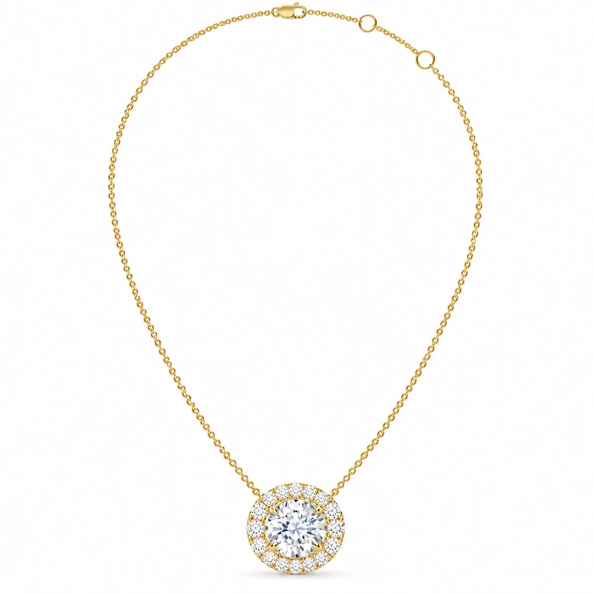 1.10-ct-diamond-halo-circle-pendant-necklace-yellow-gold-full-view