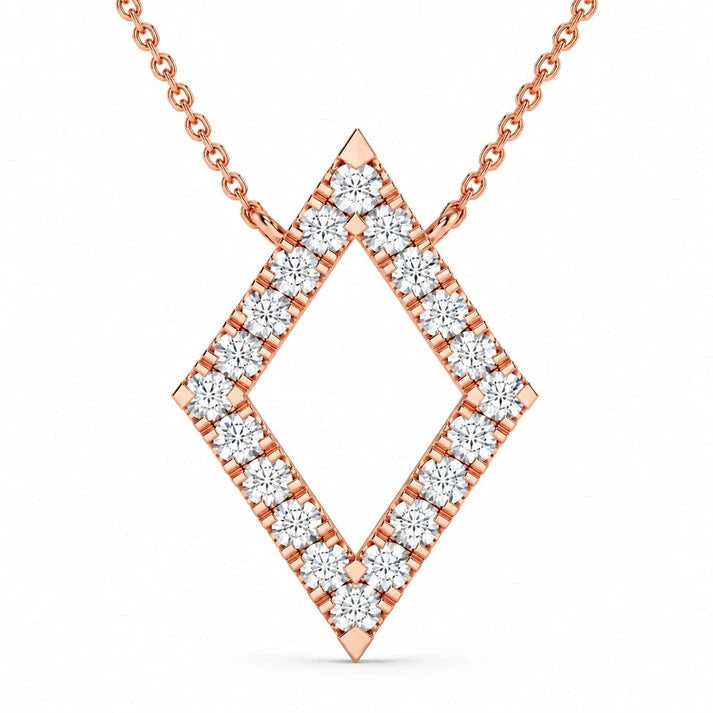 1.16-ct-diamond-open-kite-pendant-necklace-rose-gold-front-view