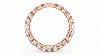 10.6 MM Oval-Cut Diamond Tennis Bracelet – 46 CTW-3