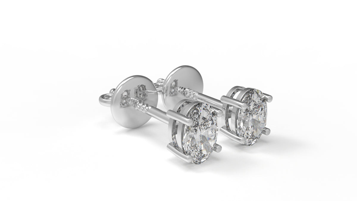 1.00 CTW Lab-Grown Diamond Stud Earrings