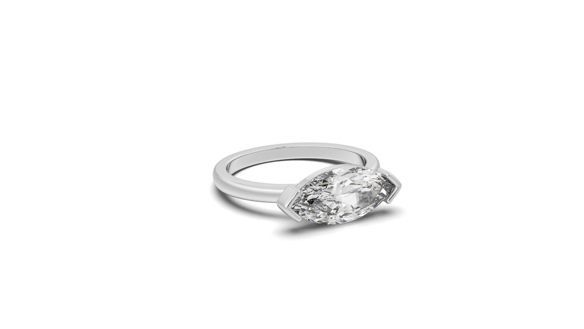 3.00 CTW Marquise Diamond Engagement Ring