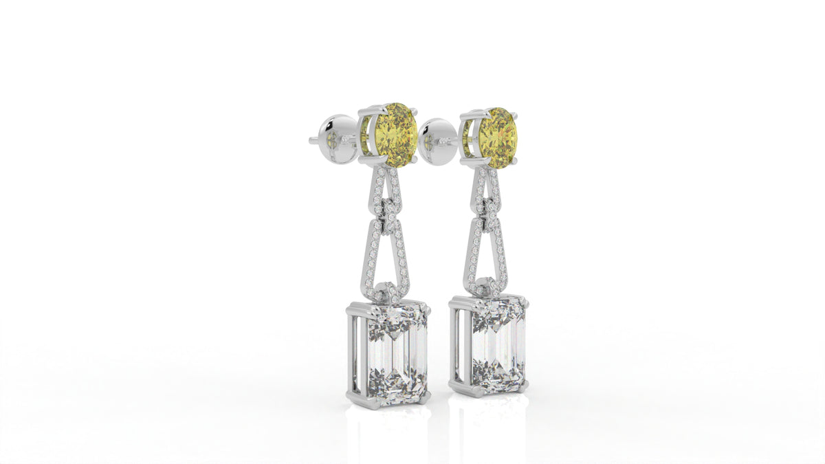 12.35 CTW Diamond Drop Earring