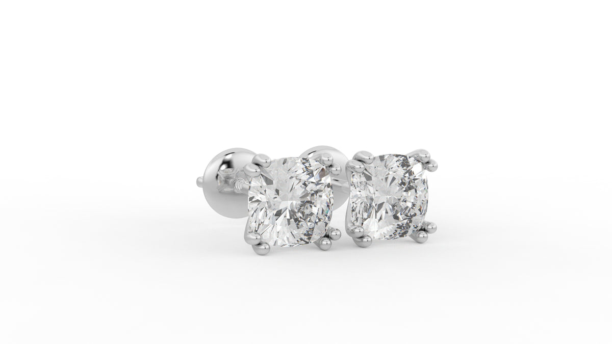 1.30 CTW Round Diamond Stud Earrings