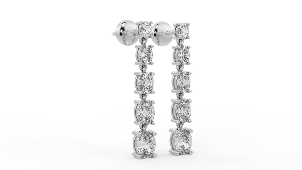 3.38 CTW Diamond Drop Earrings