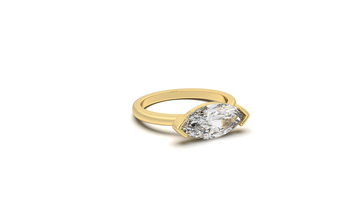 3.00 CTW Marquise Diamond Engagement Ring
