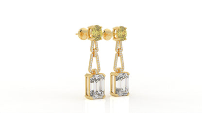 12.35 CTW Diamond Drop Earring